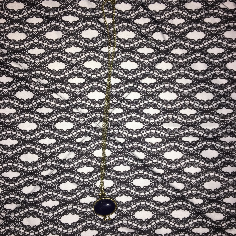 Navy Blue Necklace